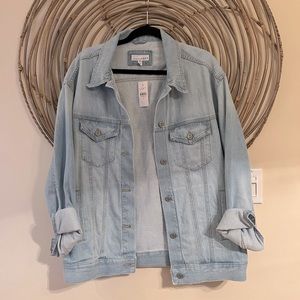 LOFT Denim Oversized Jacket - Size Medium / New with Tags